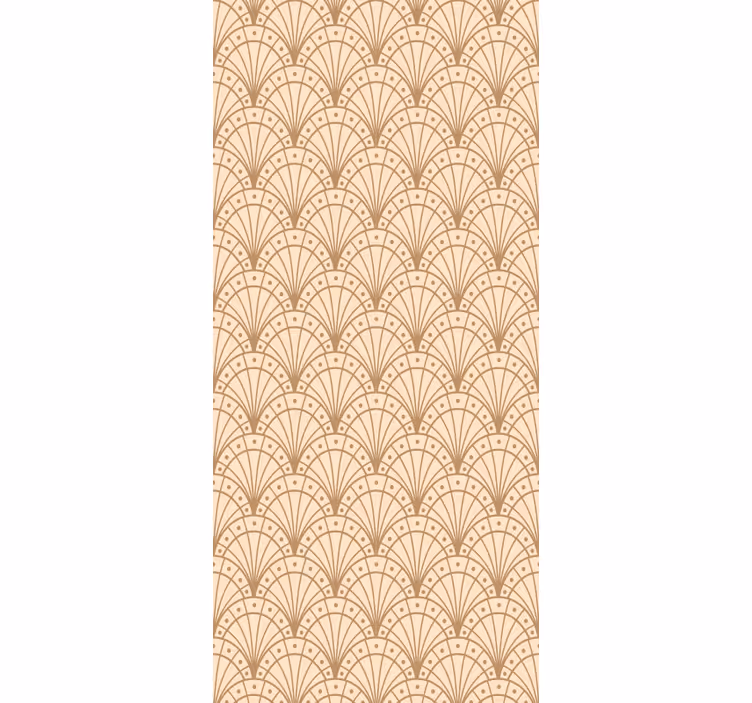 Elegant fan motif office wallpaper - TenStickers