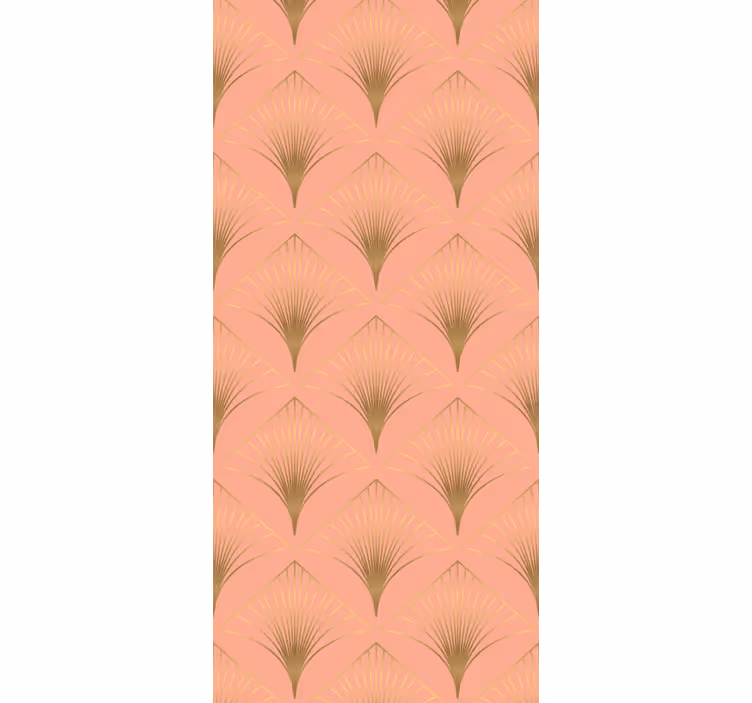 Elegant palm trees pattern ornamental flower wallpaper - TenStickers