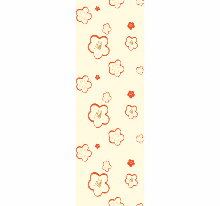 Delicate Floral Patterns flower wallpaper - TenStickers