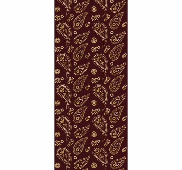Classic Indian pattern classic wallpaper - TenStickers