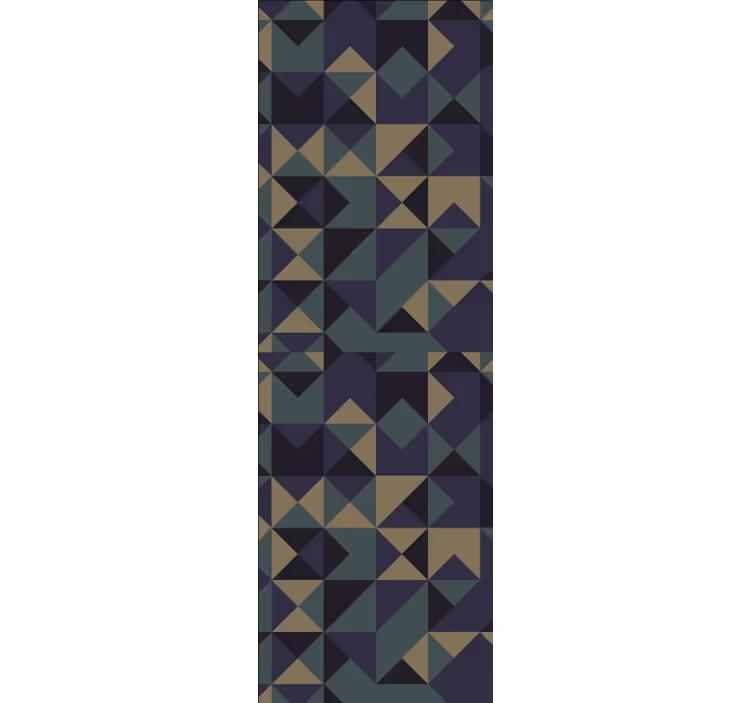 Geometric abstract arrangement triangle wallpaper - TenStickers