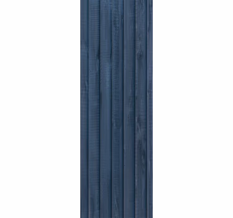 Textured blue panels wood effect  wallpaper - TenStickers