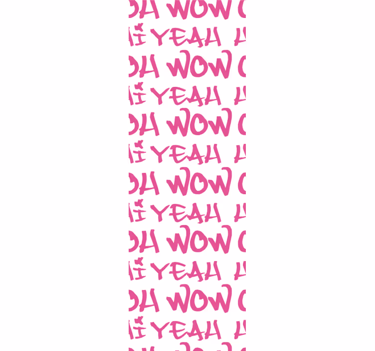 Expressive Phrase Design alphabet wallpaper - TenStickers