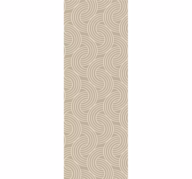 Elegant Curved Patterns home office wallpaper - TenStickers