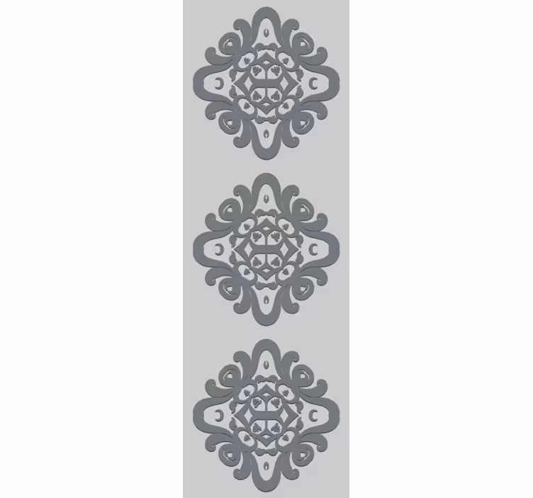 Intricate Floral Patterns baroque wallpaper - TenStickers