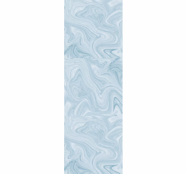Light blue paint spirals abstract wallpaper - TenStickers