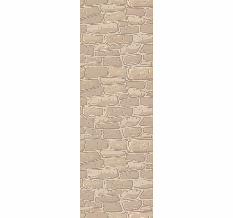 Natural organised motif stone wallpaper - TenStickers