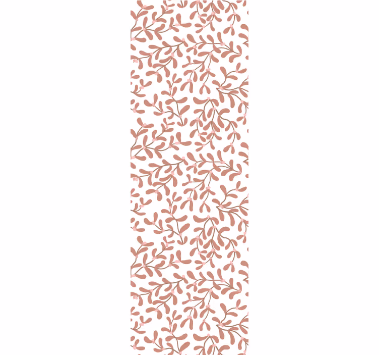 Delicate thin branches leaf wallpaper - TenStickers