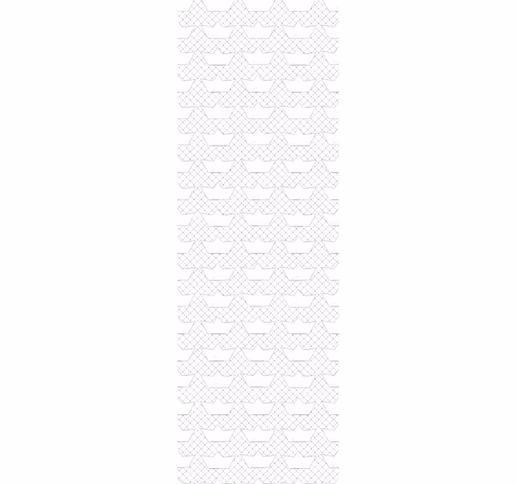 Paper boats pattern Kids wallpaper - TenStickers
