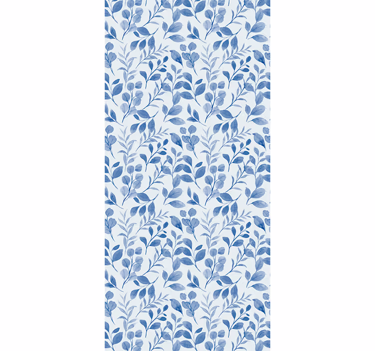 Faded leaves New nostalgia style leaf wallpaper - TenStickers