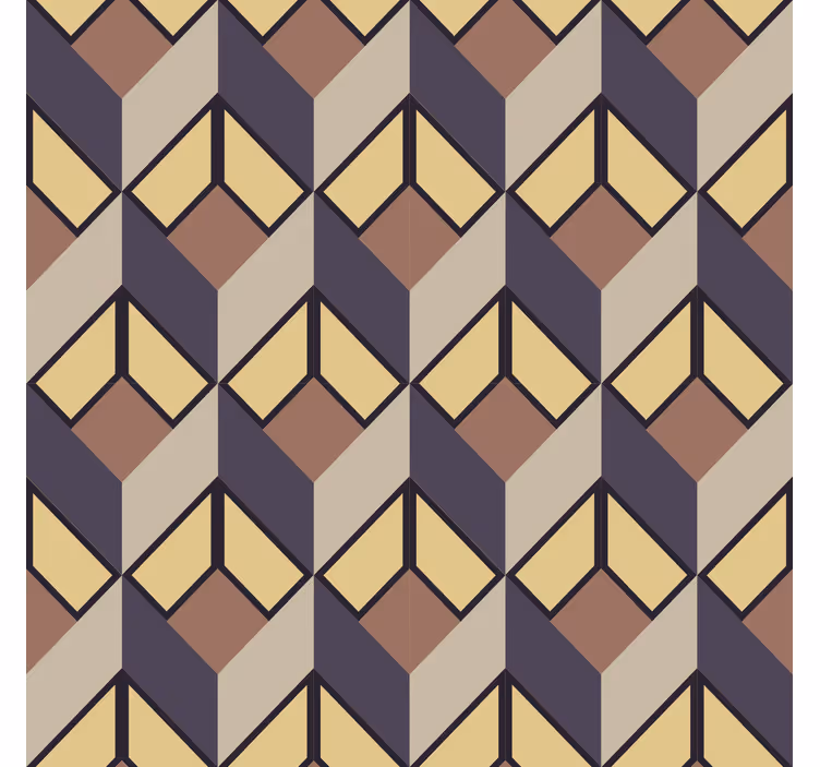 Retro grey living room wallpaper - TenStickers