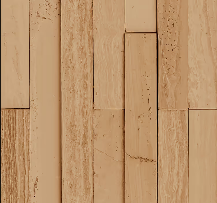 Light oak wood effect wallpaper - TenStickers