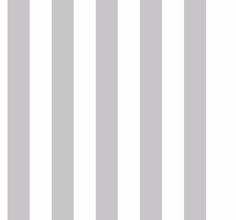 Light grey vertical lines Living room wallpaper - TenStickers