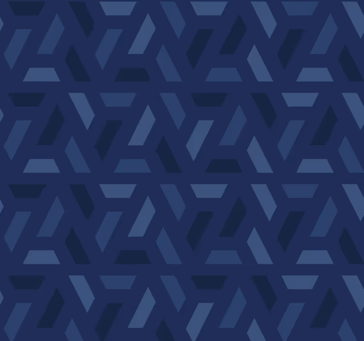 Abstract Triangles Pattern Navy Wallpaper - TenStickers