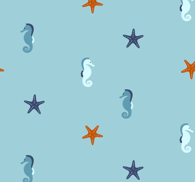 Seaside Imagery Kids wallpaper - TenStickers