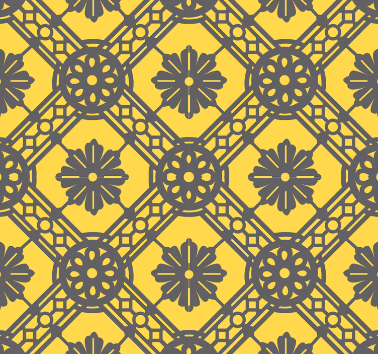 Geometric wallpaper geometric patterned accent - TenStickers