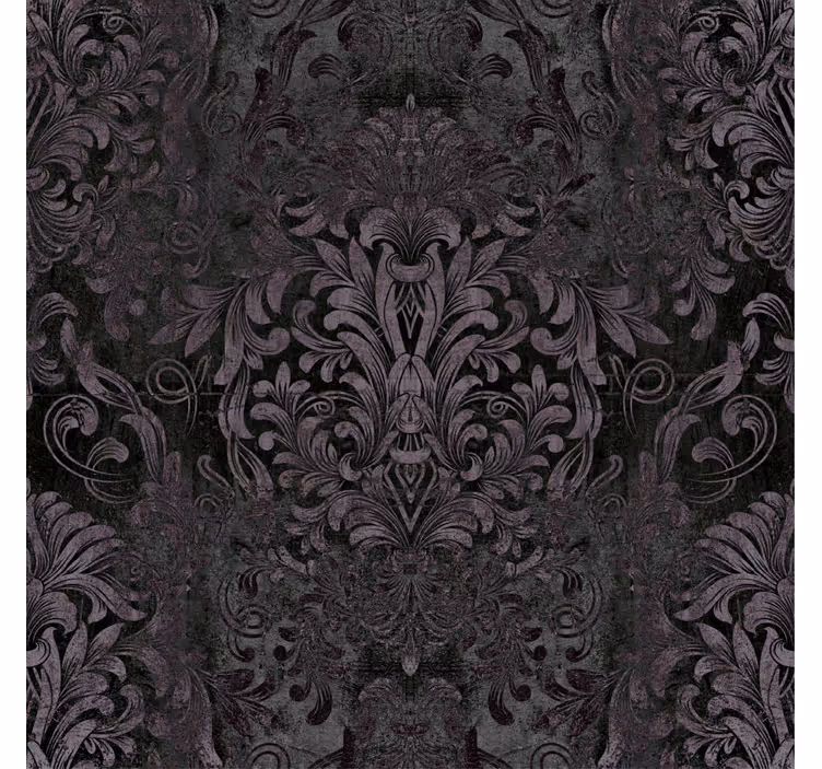 Dark shades baroque wallpaper - TenStickers