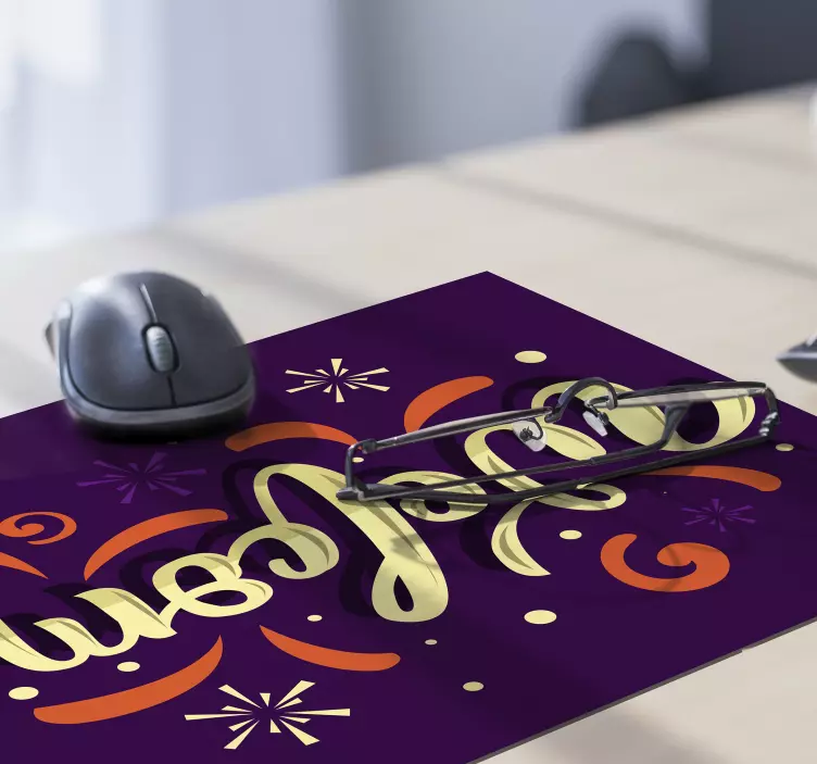 Welcome to your custom personalised mouse pad - TenStickers