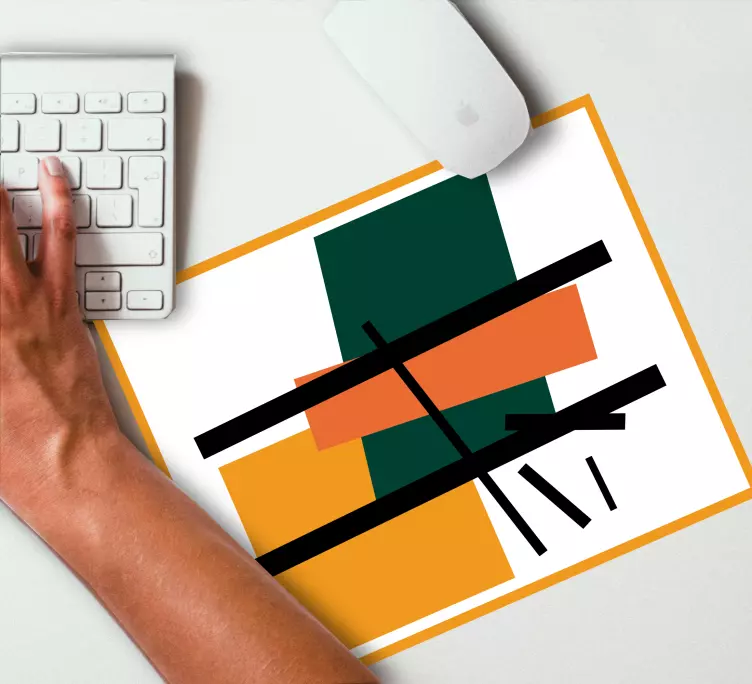 Abstract Geometric Shapes mouse pad patterns - TenStickers