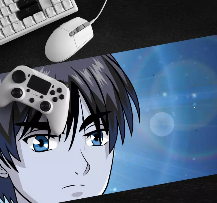 Anime mouse pad anime character portrait - TenStickers