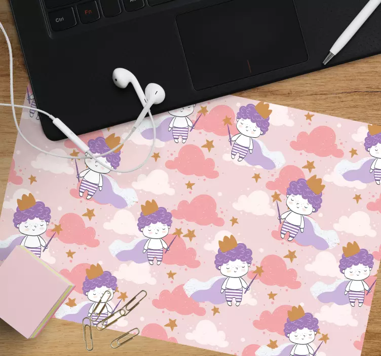 Anime mouse pad featuring adorable royalty characters - TenStickers