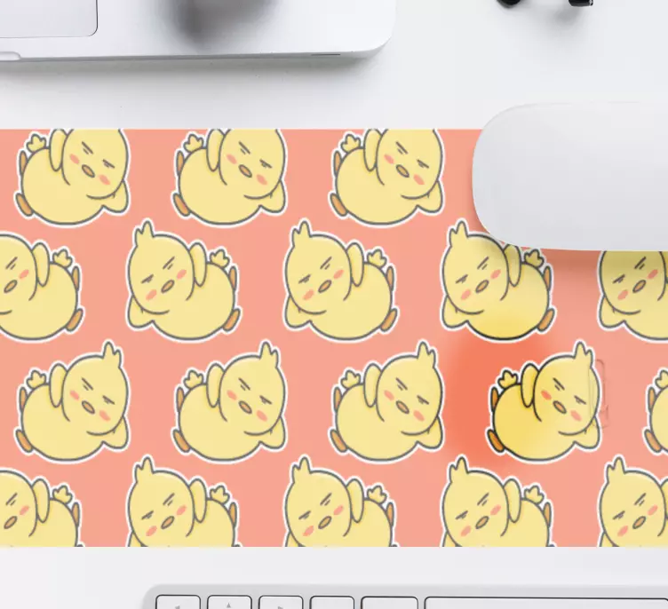 Anime mouse pad with adorable cartoon characters - TenStickers