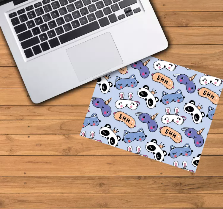Anime mouse pad with cute animal designs - TenStickers