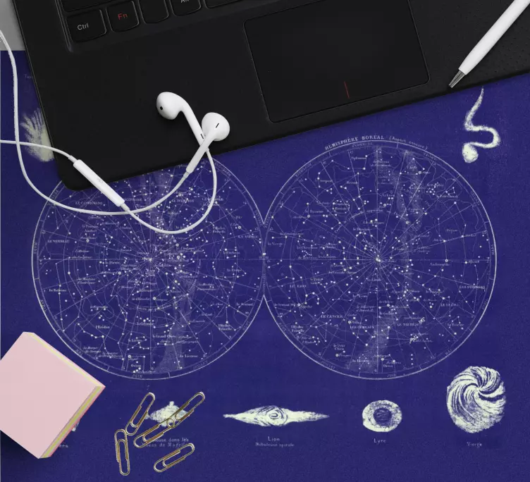Celestial planisphere original mouse pad - TenStickers