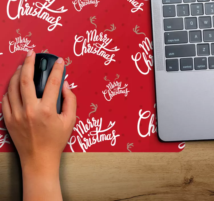Christmas mousepad festive holiday greetings - TenStickers
