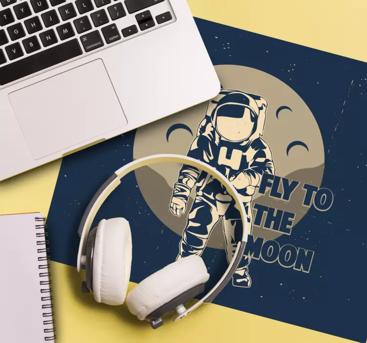 Gaming mouse pad cosmonaut exploring the cosmos - TenStickers