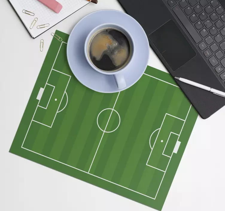 Gaming mouse pad football field design - TenStickers