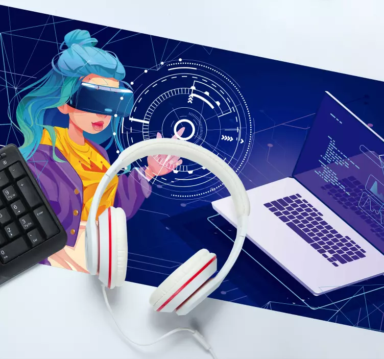 Gaming mouse pad for immersive virtual reality experience - TenStickers