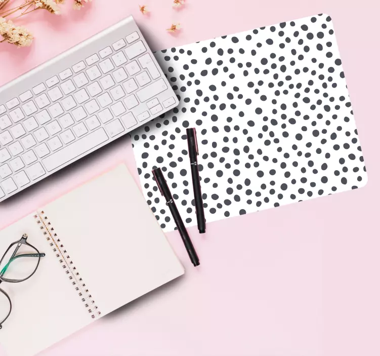 "Hampton Style" dots design mouse pad patterns - TenStickers