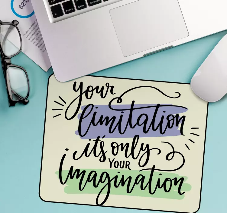 Hand drawn motivational mouse pad quotes - TenStickers