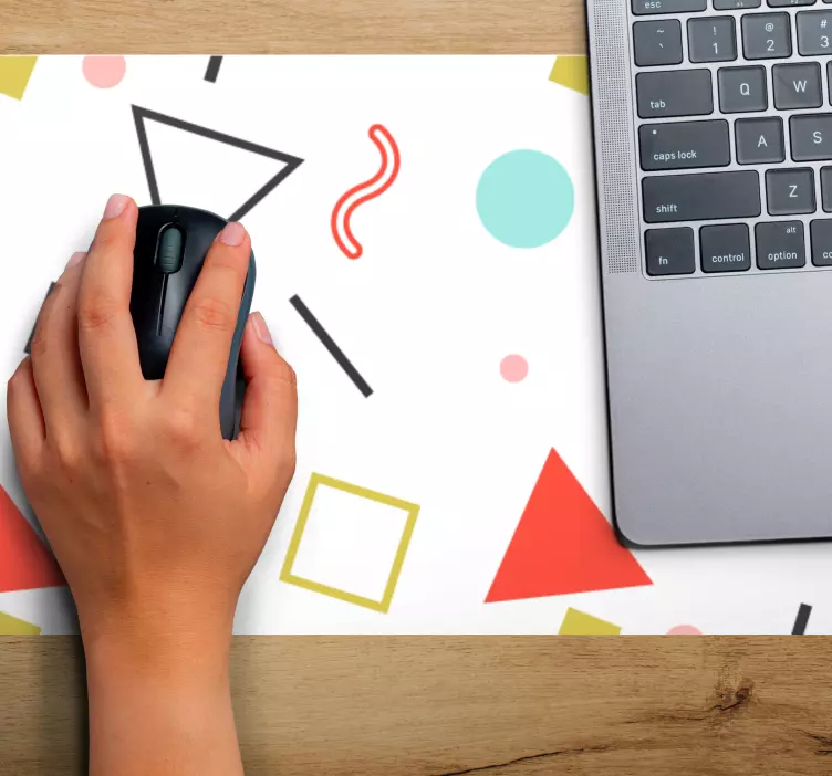 Mouse pad patterns abstract color forms - TenStickers