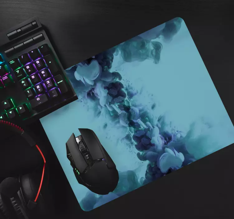 Mouse pad patterns abstract colorful swirl - TenStickers