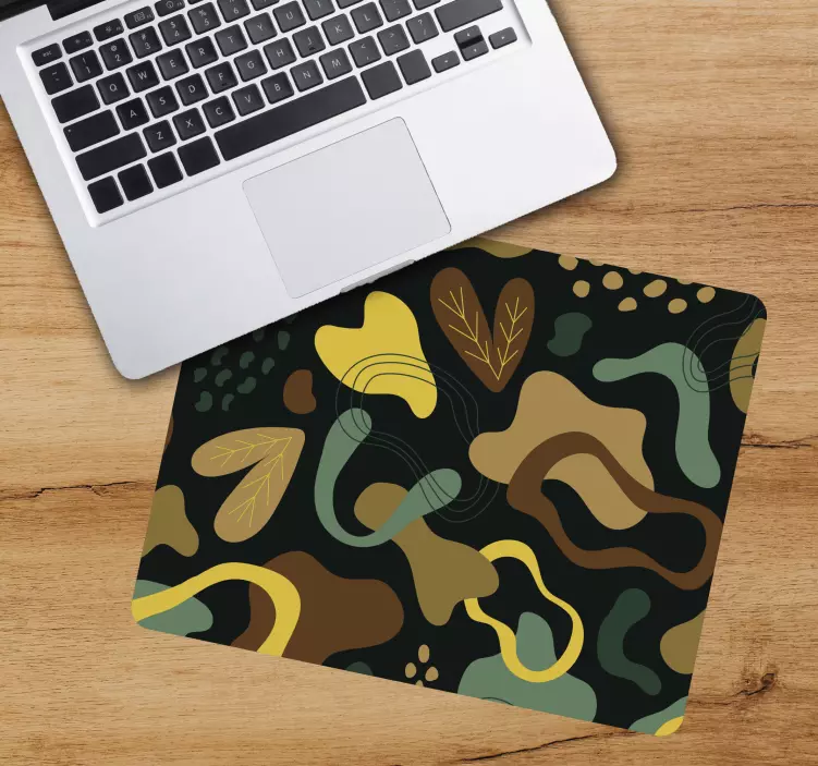 Mouse pad patterns abstract natural shapes - TenStickers
