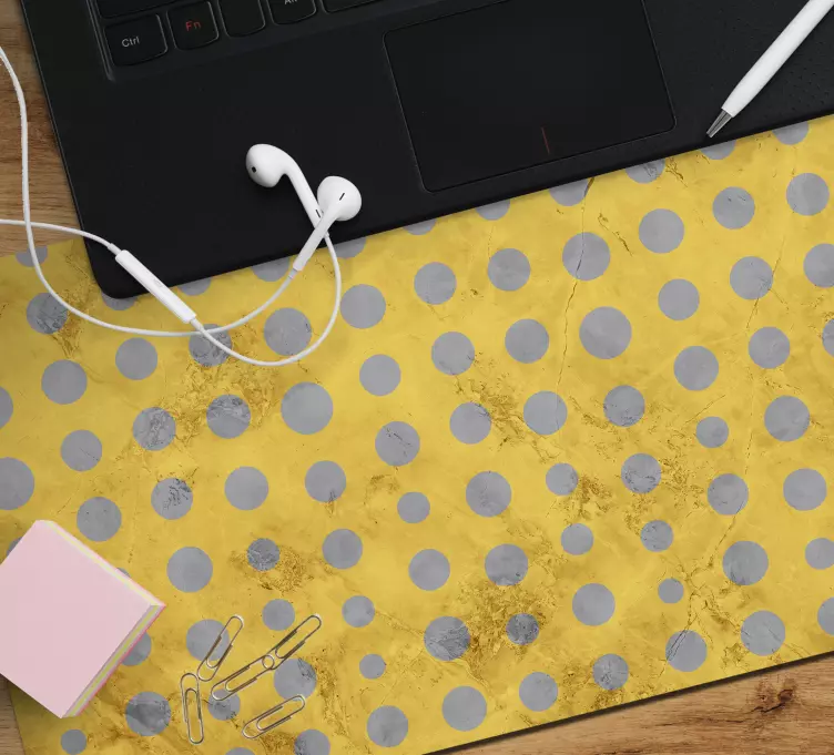 Mouse pad patterns bright polka dot design - TenStickers