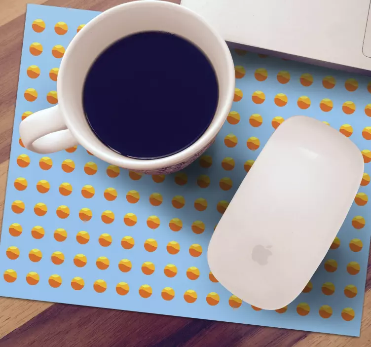 Mouse pad patterns bright polka dots - TenStickers