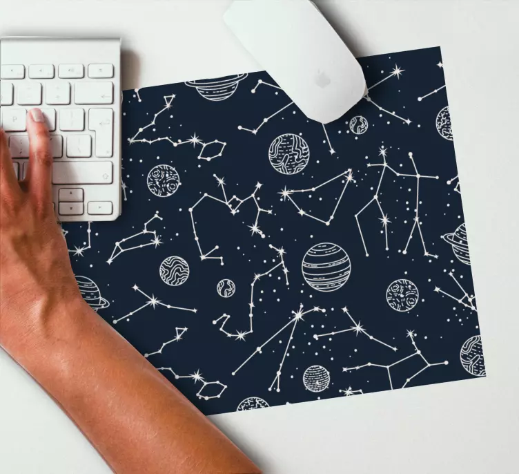 Mouse pad patterns celestial patterns theme - TenStickers