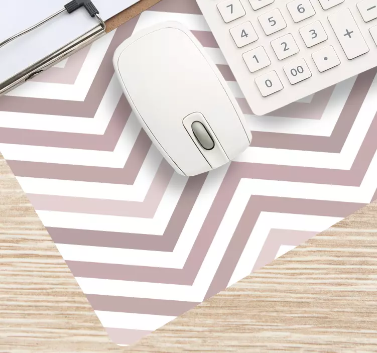 Mouse pad patterns chevron striped design - TenStickers