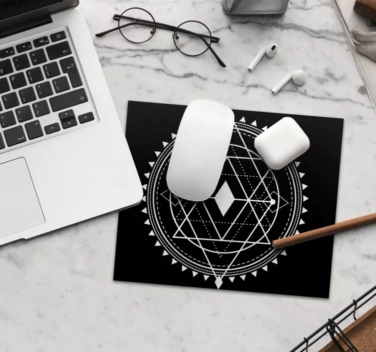 Mouse pad patterns geometric mandala design - TenStickers