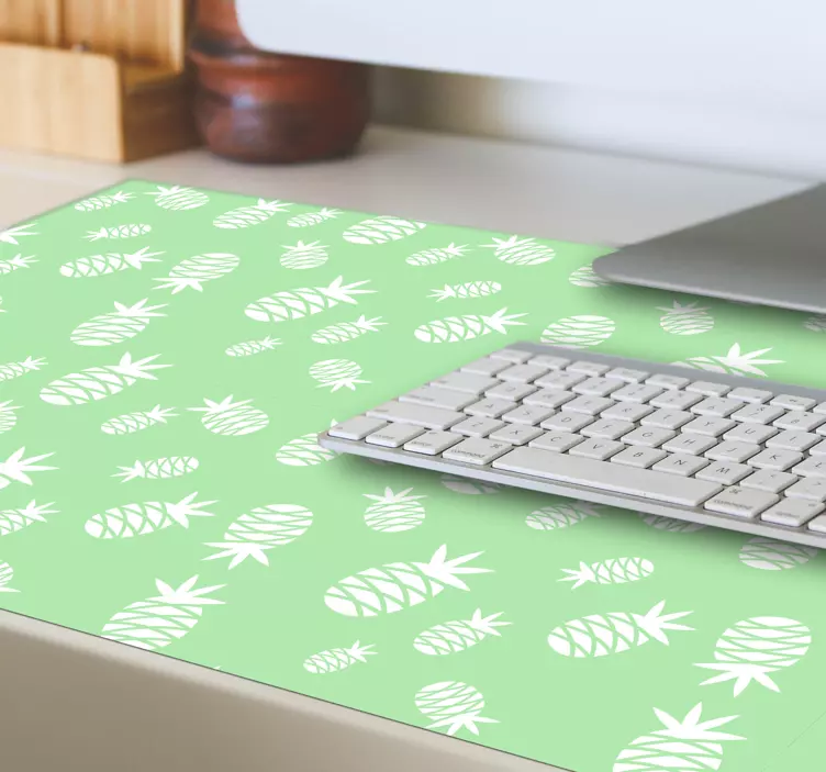 Mouse pad patterns pineapple pattern overlay - TenStickers