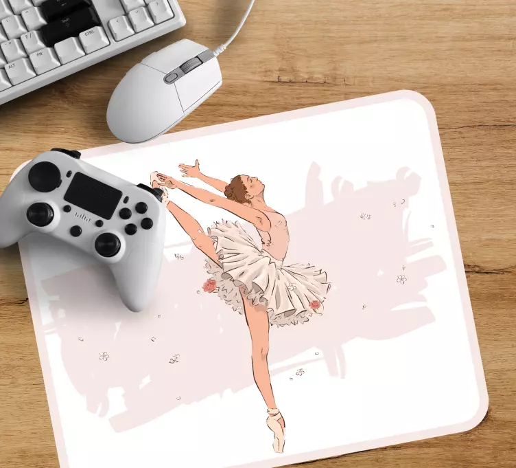 Original mouse pad ballerina dance pose - TenStickers