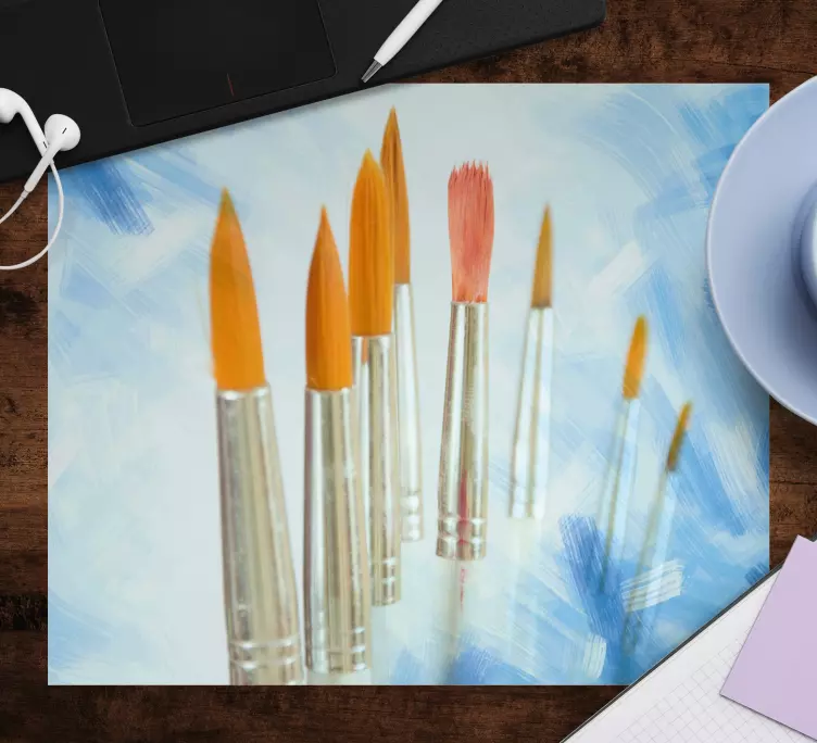 Original mouse pad brushes on canvas - TenStickers