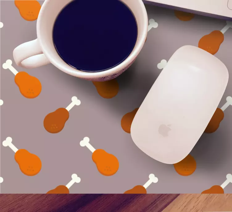 Original mouse pad cartoon chicken legs - TenStickers