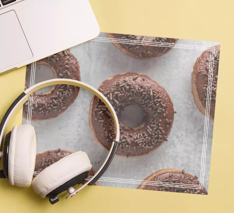 Original mouse pad chocolate sprinkled delights - TenStickers