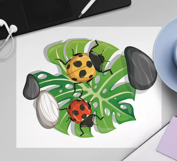 Original mouse pad colorful insect display - TenStickers