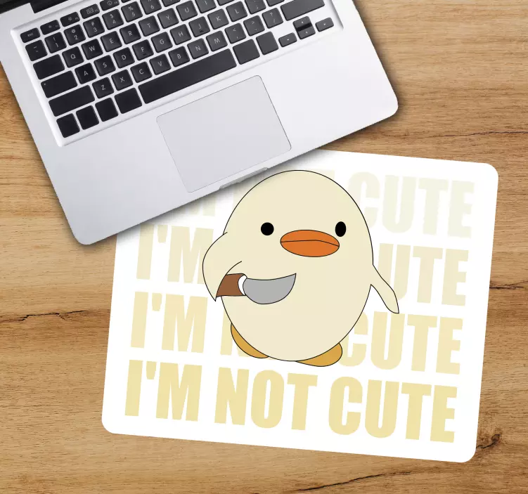 Original mouse pad cute duck design - TenStickers