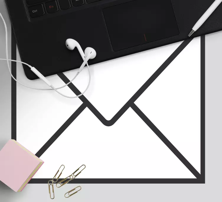 Original mouse pad envelope outline - TenStickers